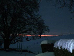 Abendrot über Kirchlindach